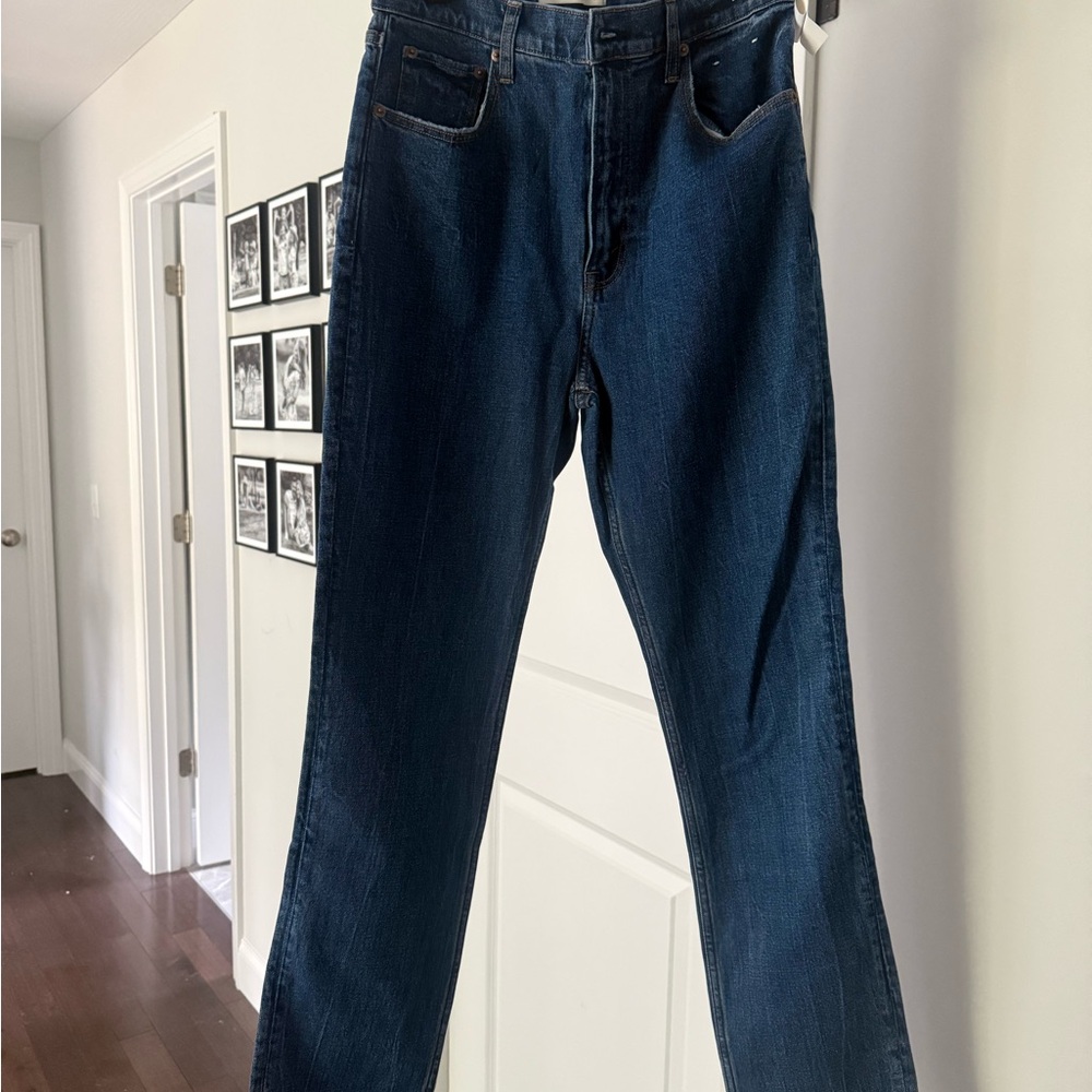 Abercrombie & Fitch Dark Blue Straight Jeans